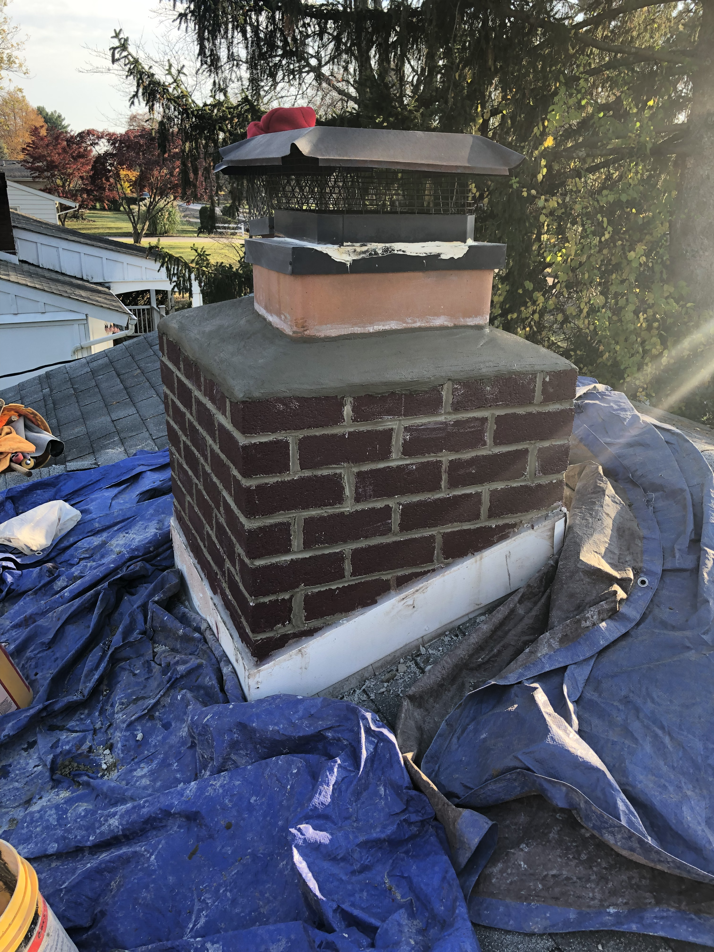 Recent landscaping work