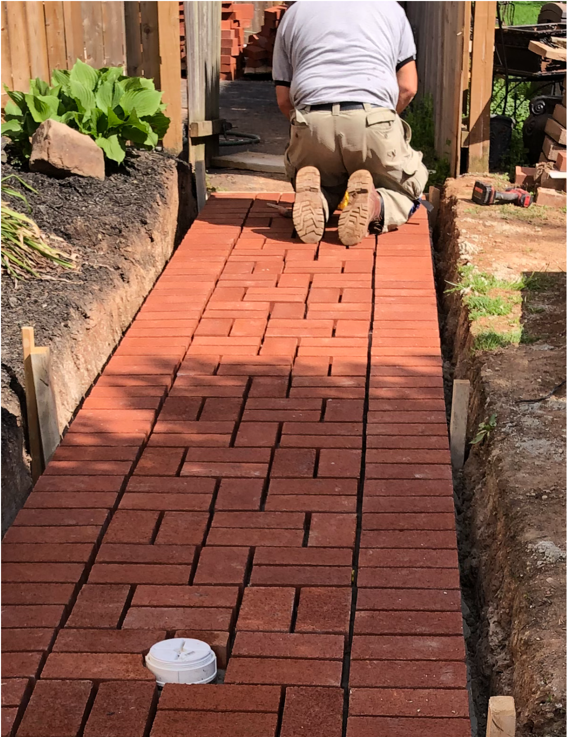 Patio work